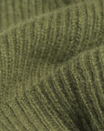 Basic Essentials Cashmere Wool Beanie - Moss