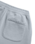 Bartacked front pocket corner detail, LLRULE Pulse French Terry Pant in Mineral