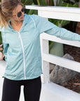 Pacifica Windbreaker - Aqua