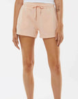Coastal Fleece Short - blush pink