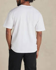 llrule Supima Basics Tee in White, detail