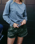 Coastal Fleece Short - Forest Camo