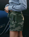 Coastal Fleece Short - Forest Camo