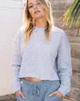 Cropped Lightweight Crew