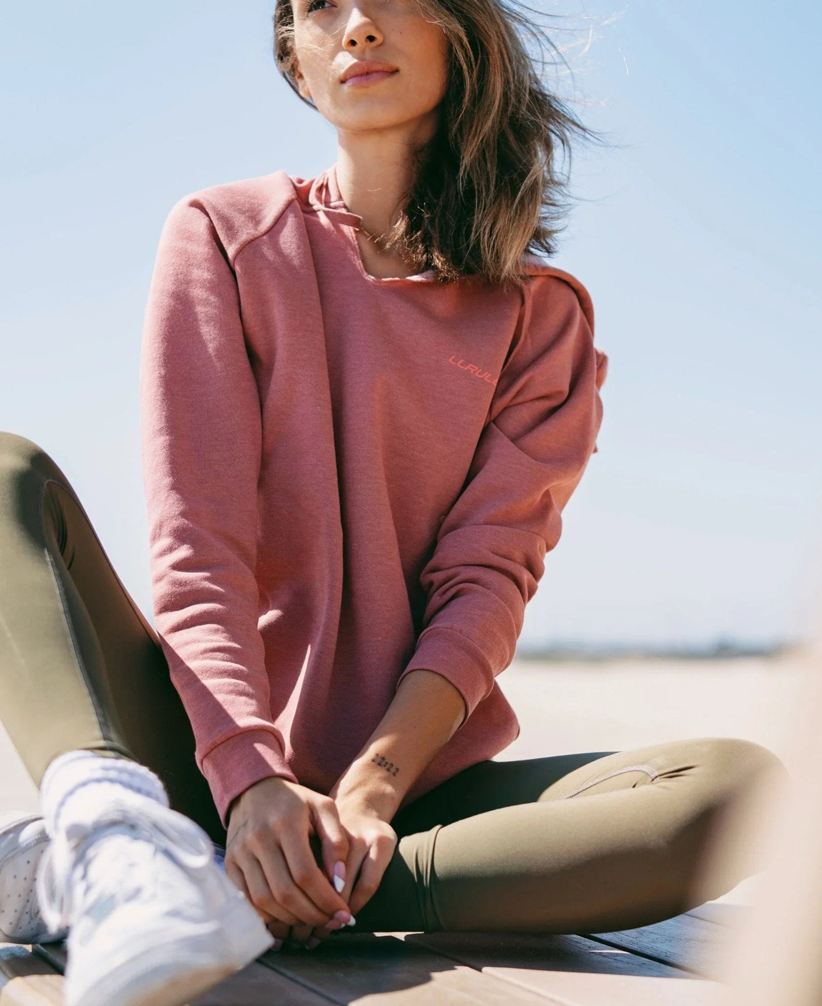 LLRULE CoastFade Hoodie Rose