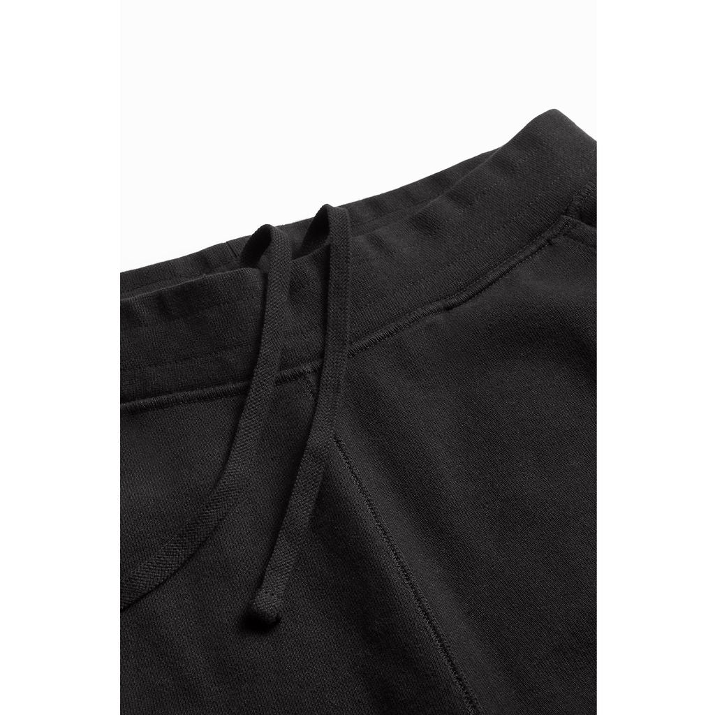 Reverse flatlock seam stitching detail on LLRULE Essentials French Terry Pant