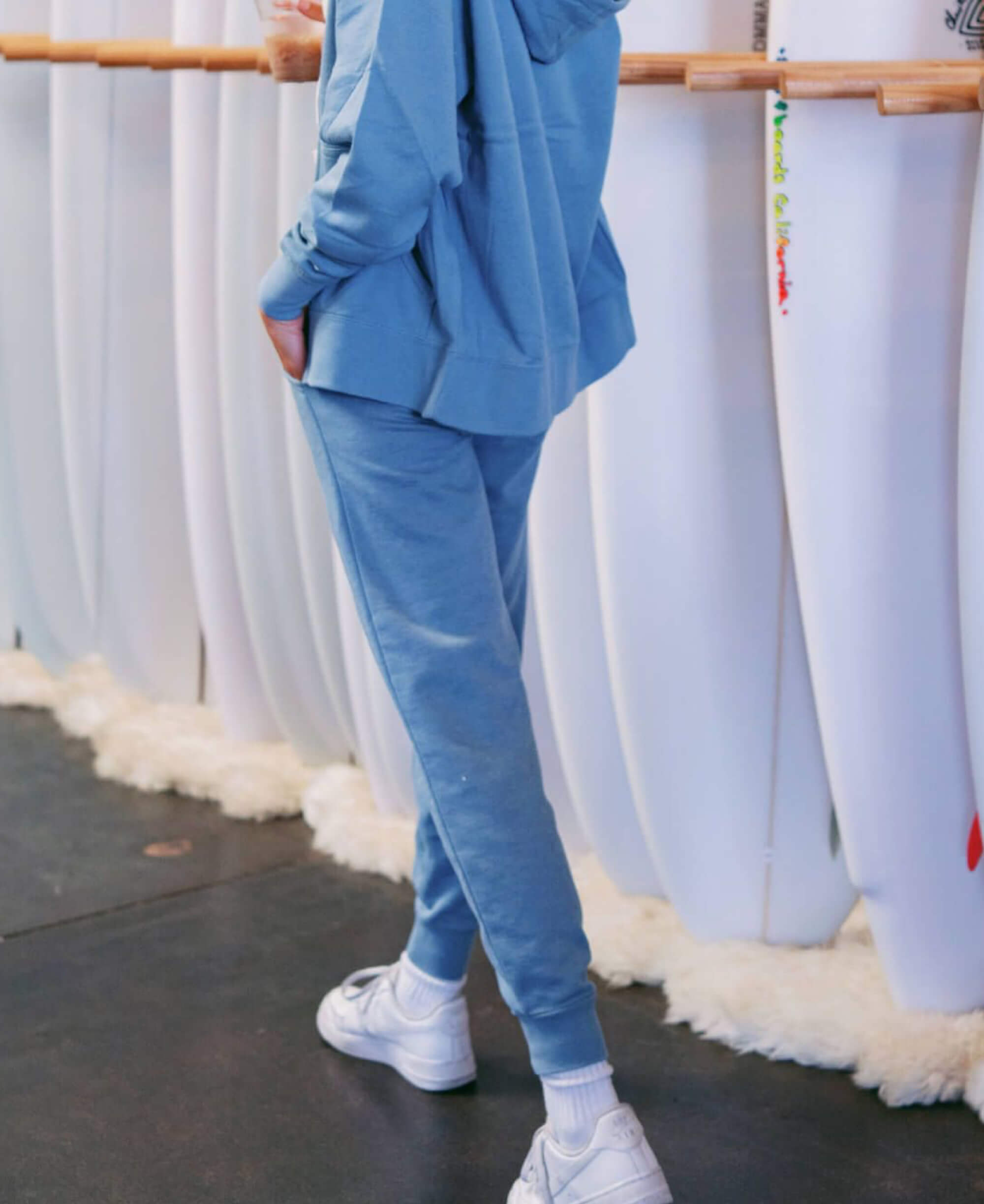COASTAL FLEECE ZIP HOODIE