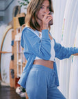 COASTAL FLEECE ZIP HOODIE