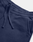 Single welt rear pocket detail, LLRULE Pulse Organic French Terry Pant in Eclipse