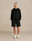 Pulse Heavy Weight Organic French Terry Hood - Black