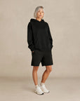 Pulse Heavy Weight Organic French Terry Hood - Black