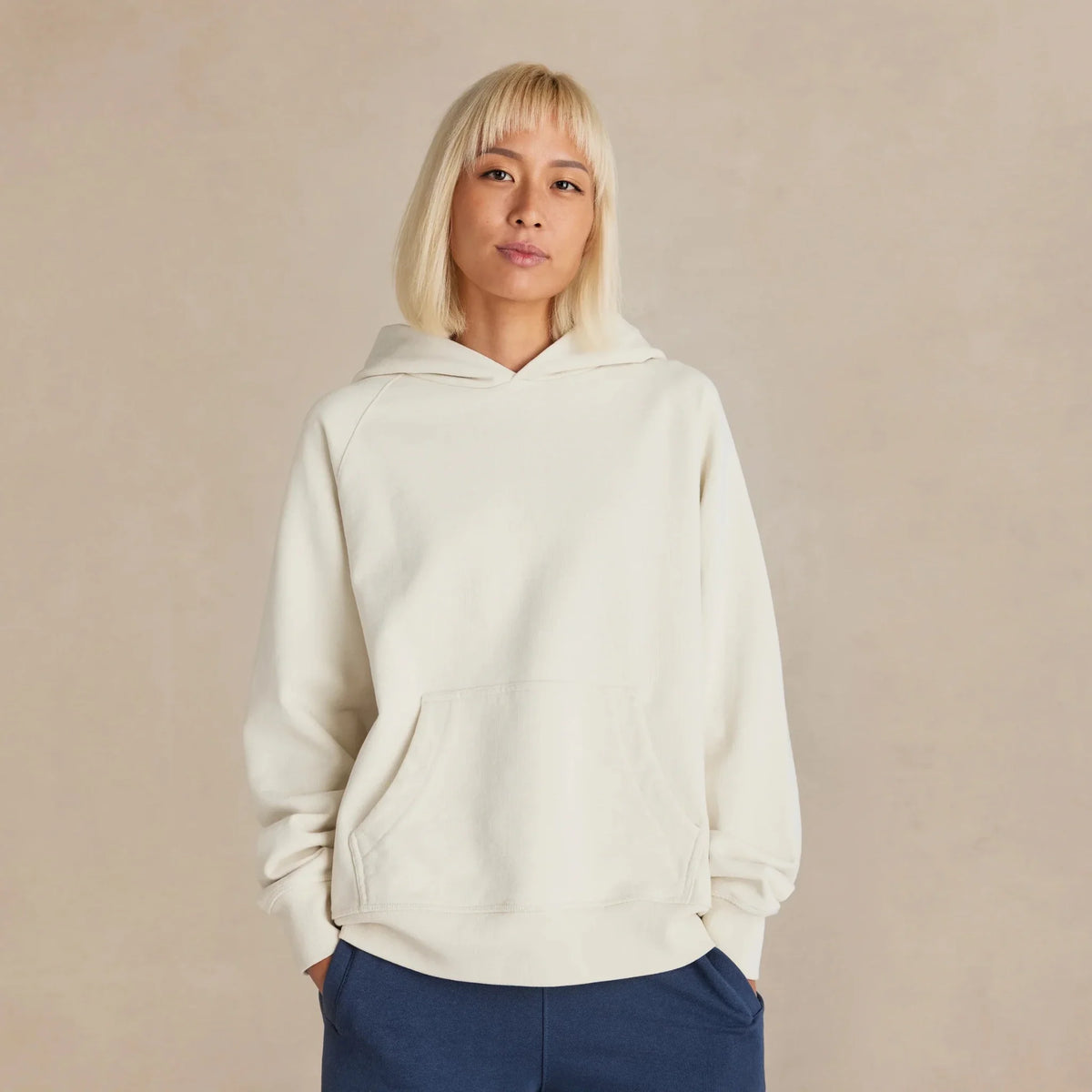 Pacifica Heavy Weight Organic French Terry Hood #Parchment img_1