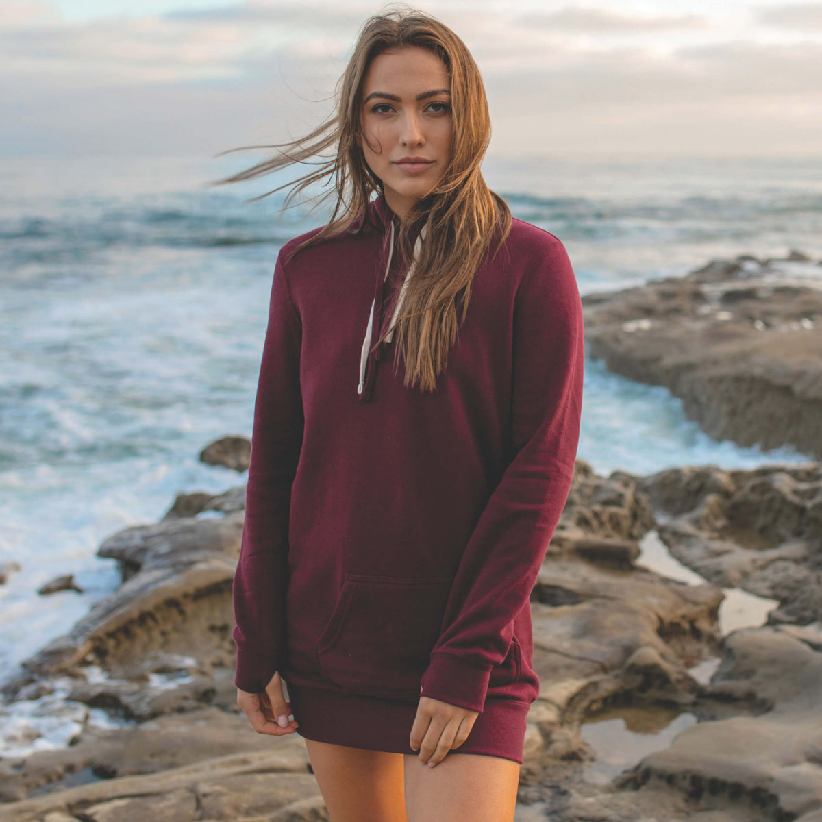 CoreSoft Hooded Pullover Dress 
