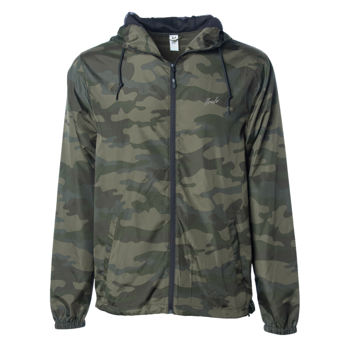 Men's Pulse Windbreaker - Forest Camo, Branded