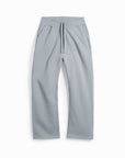 LLRULE Pulse Organic French Terry Pant in Mineral, front view