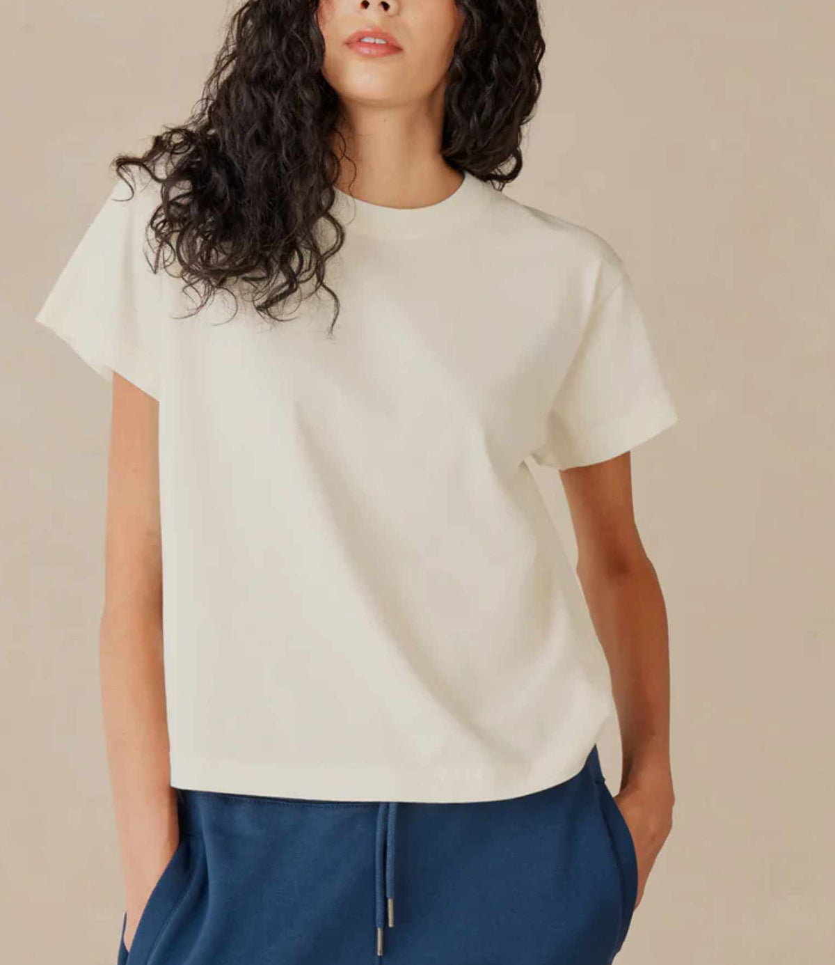 LLRULE Essence Heavyweight Organic Tee - Natural organic cotton — Natural