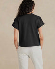 Womens Sprint Heavyweight Organic Tee - Black