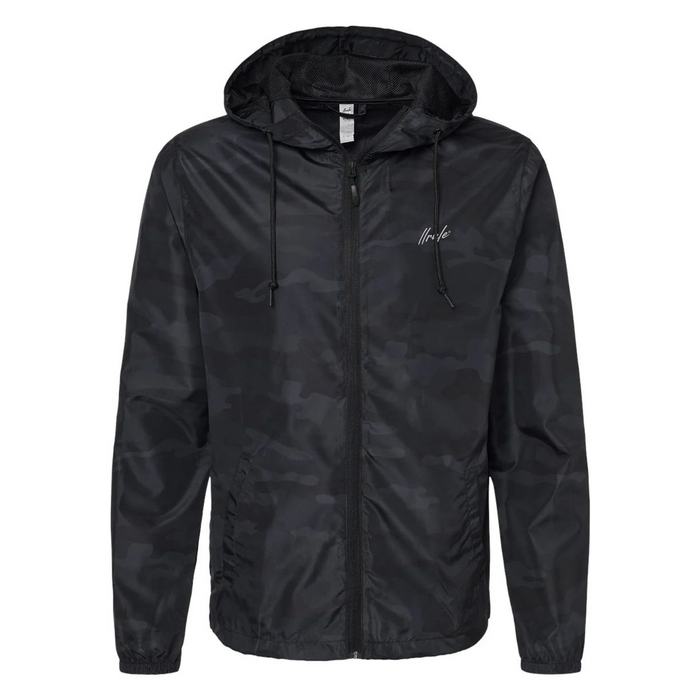Men's Pulse Windbreaker - Black Camo, Branded
