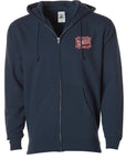 LLRULE Brand Standard Heavyweight Zip Hoodie - Navy