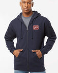 LLRULE Brand Standard Heavyweight Zip Hoodie - Navy