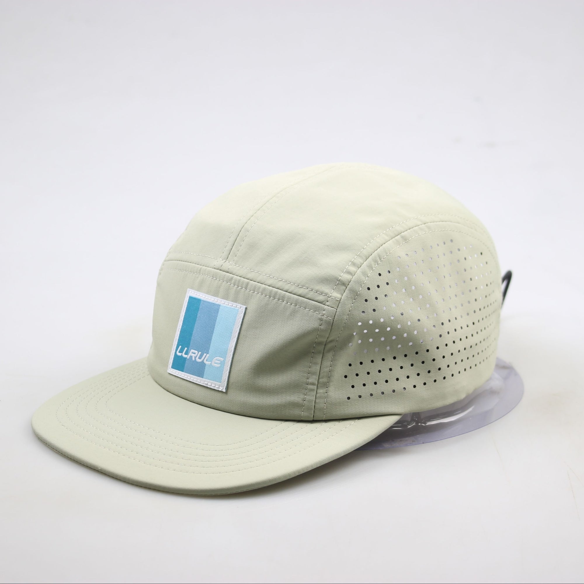 Ridgeflow pull-on baseball cap in Sandstone with curved brim