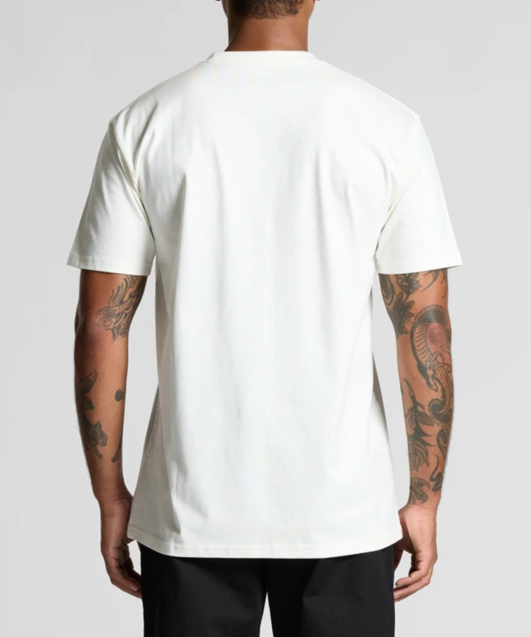 LLRULE Simple Classic organic tee cotton — White