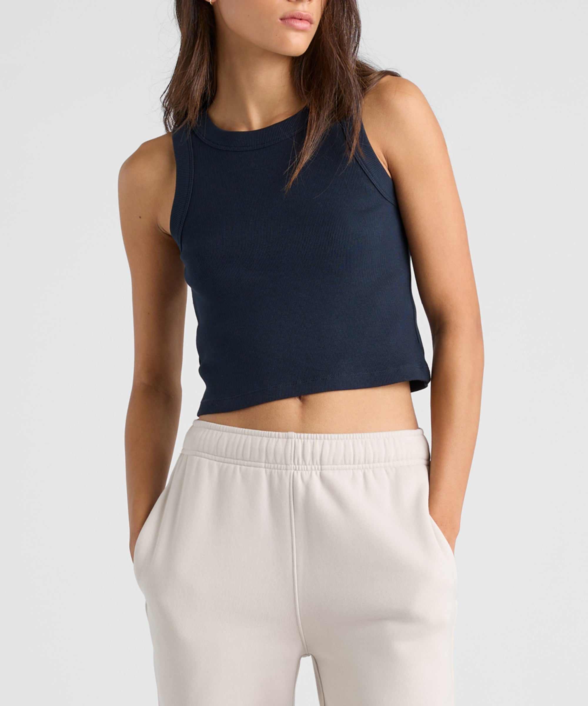 Simple Organic Cropped Tank