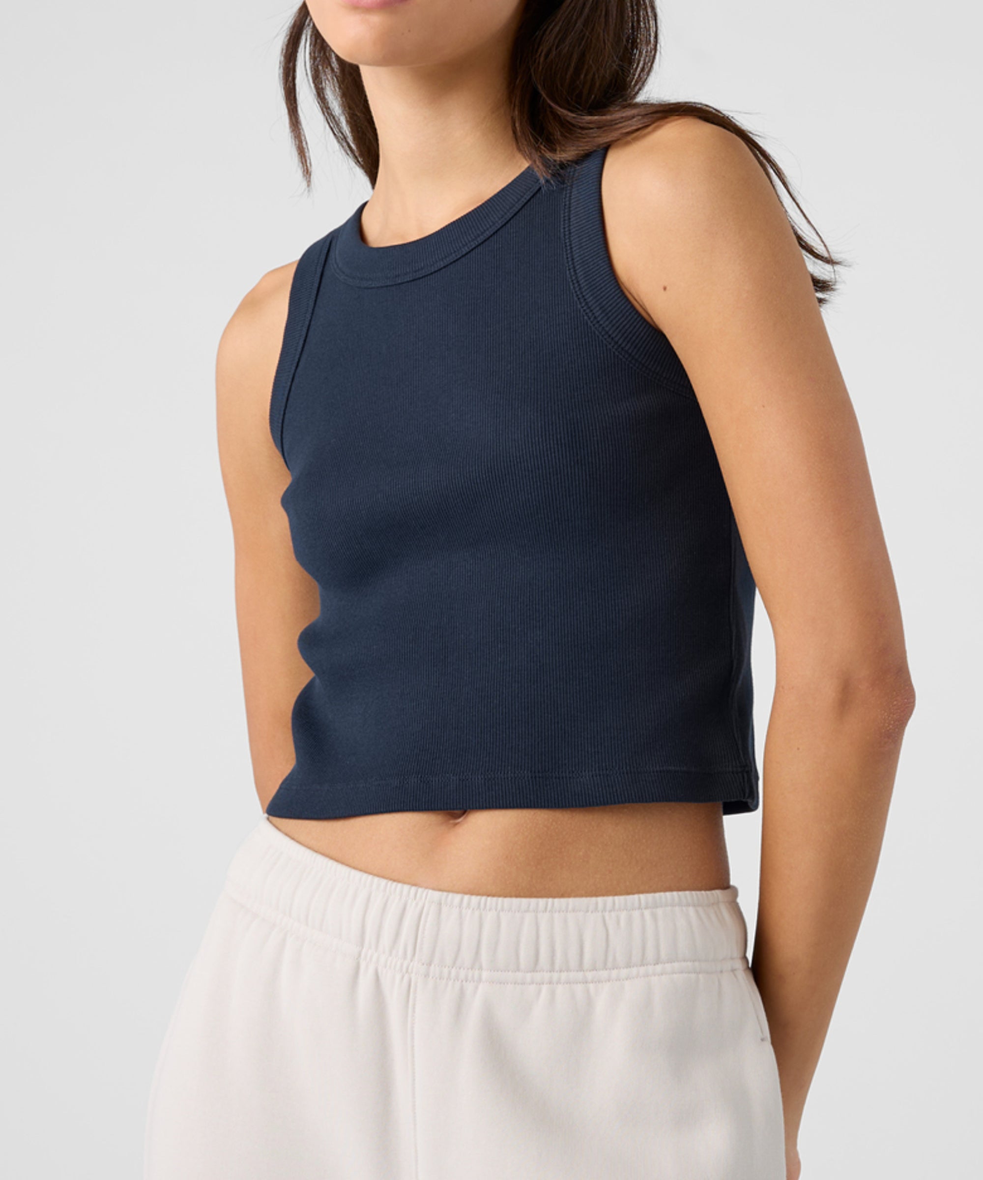Simple Organic Cropped Tank