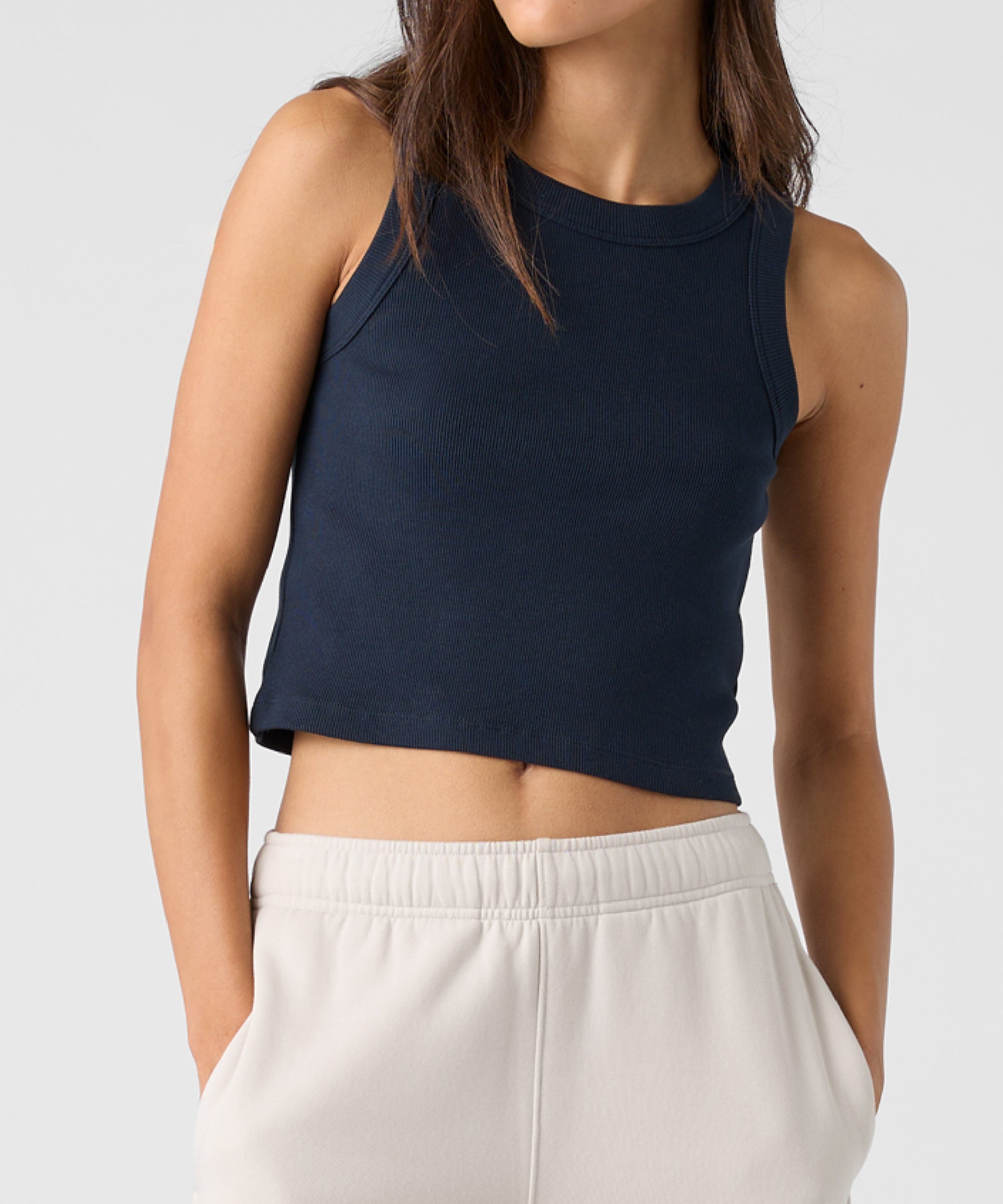 Simple Organic Cropped Tank