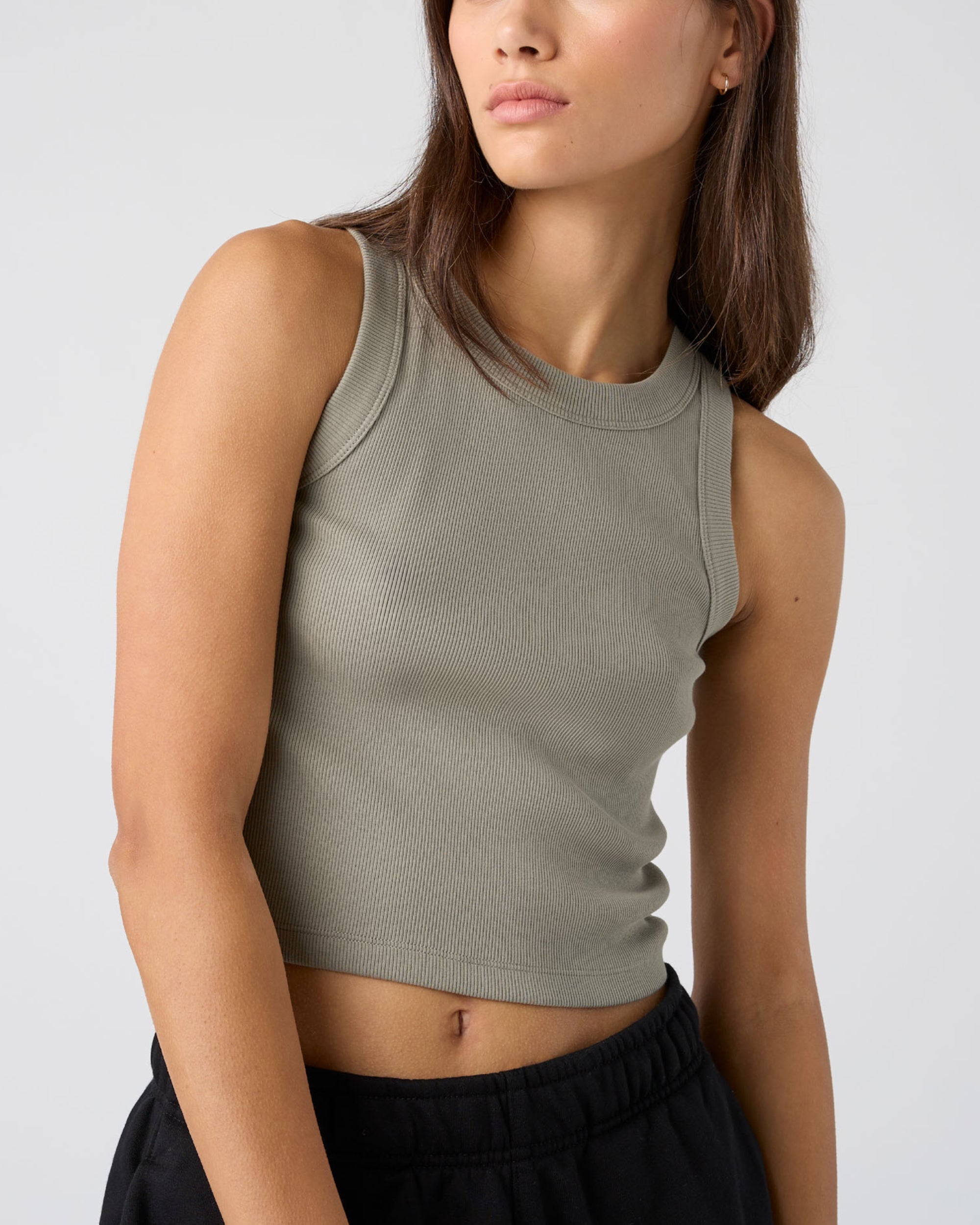 Simple Organic Cropped Tank