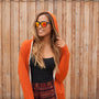 Essential French Terry Hooded Zip #BurntOrangeHeather img_1