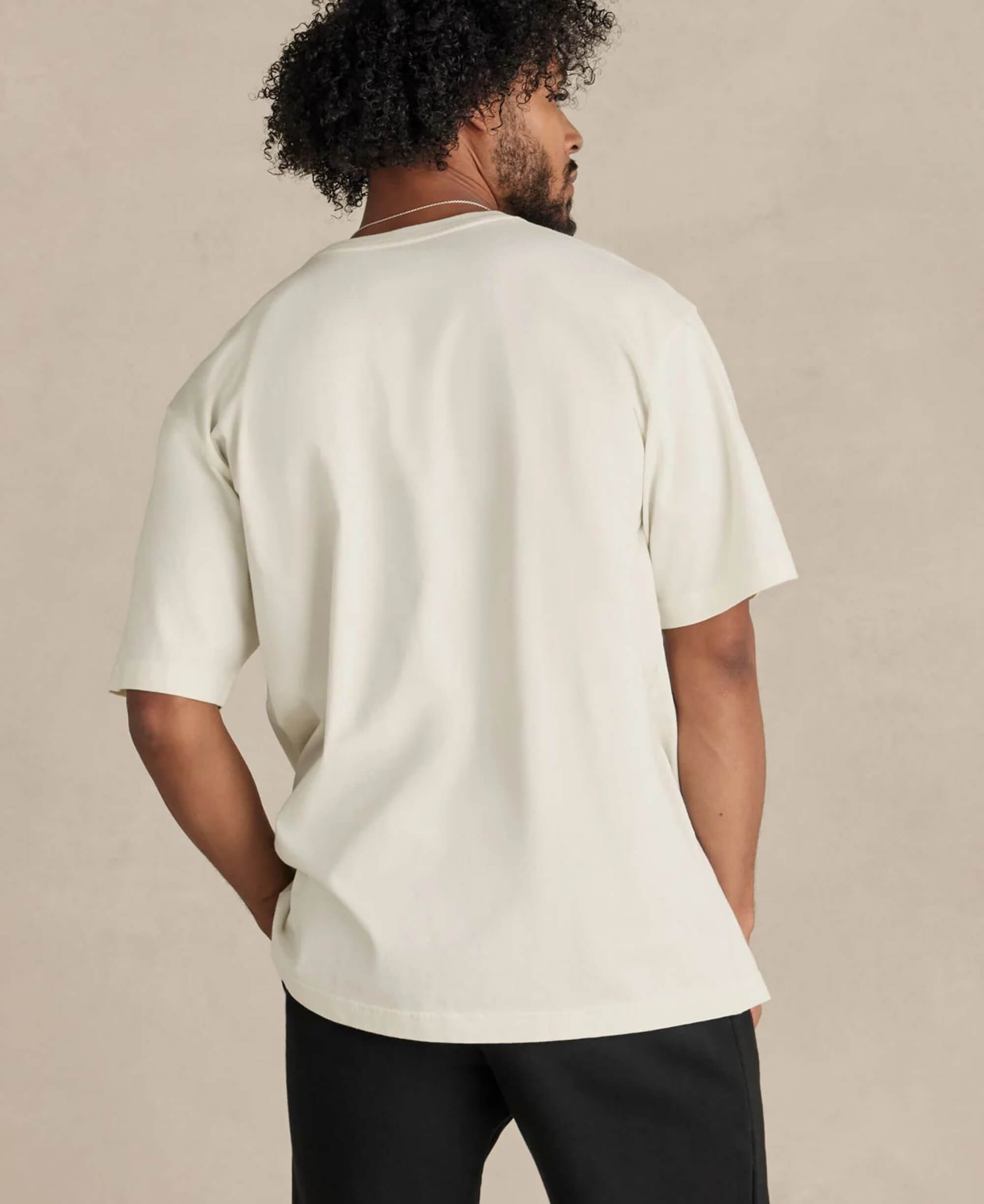 LightHouse Heavyweight Organic Tee - Pearl