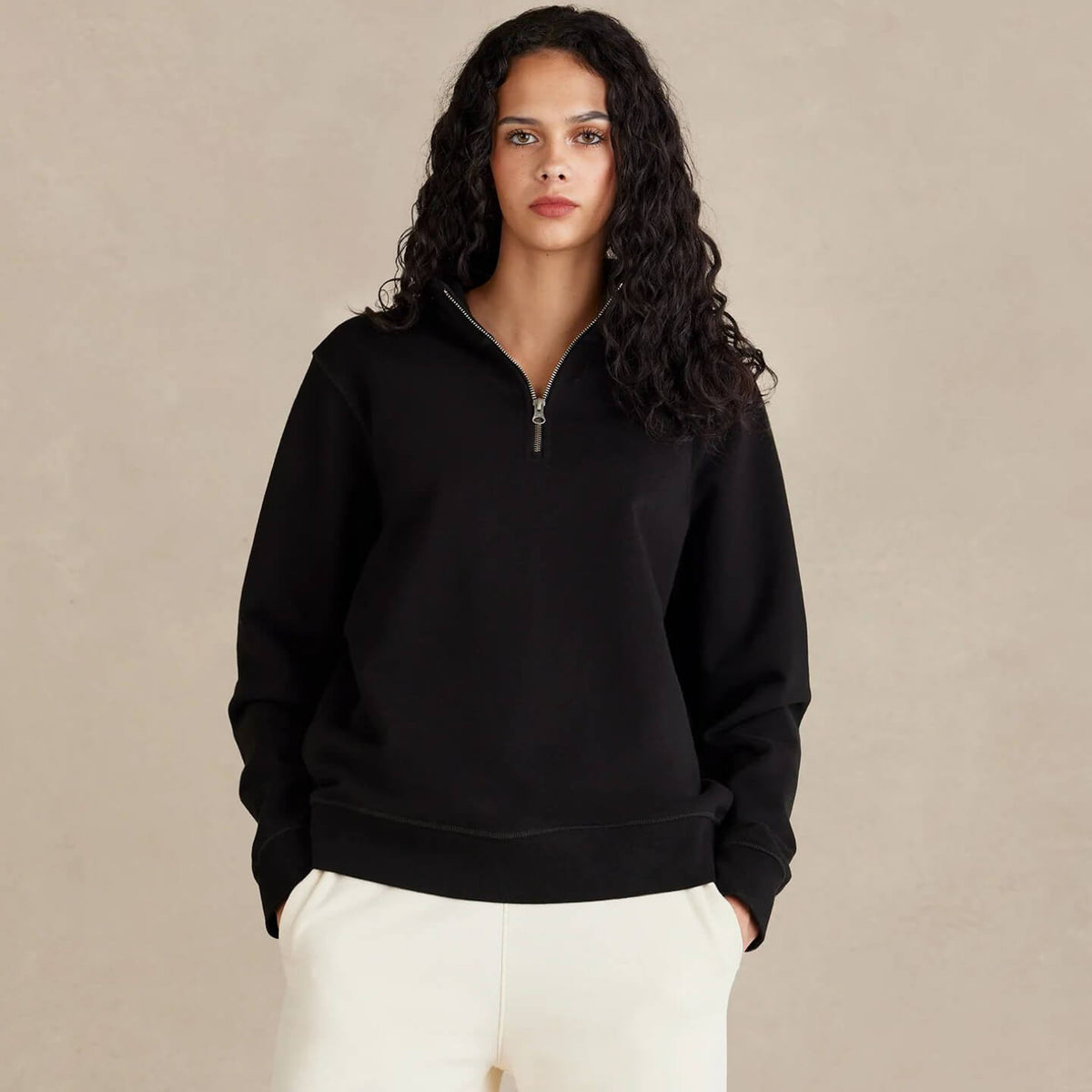 Form Organic Quarter Zip #black img_6