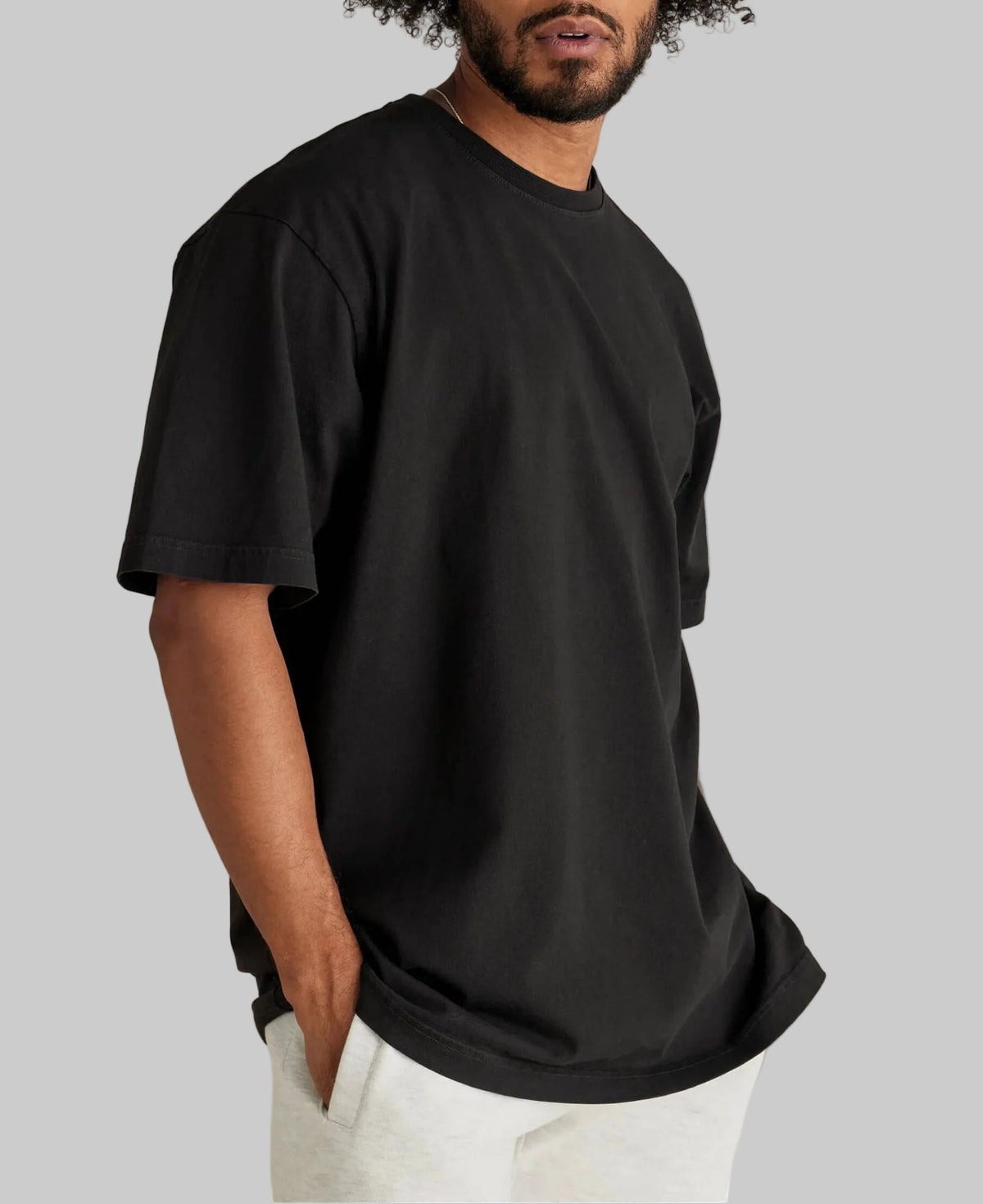 Lighthouse Heavyweight Organic Tee #black img_3