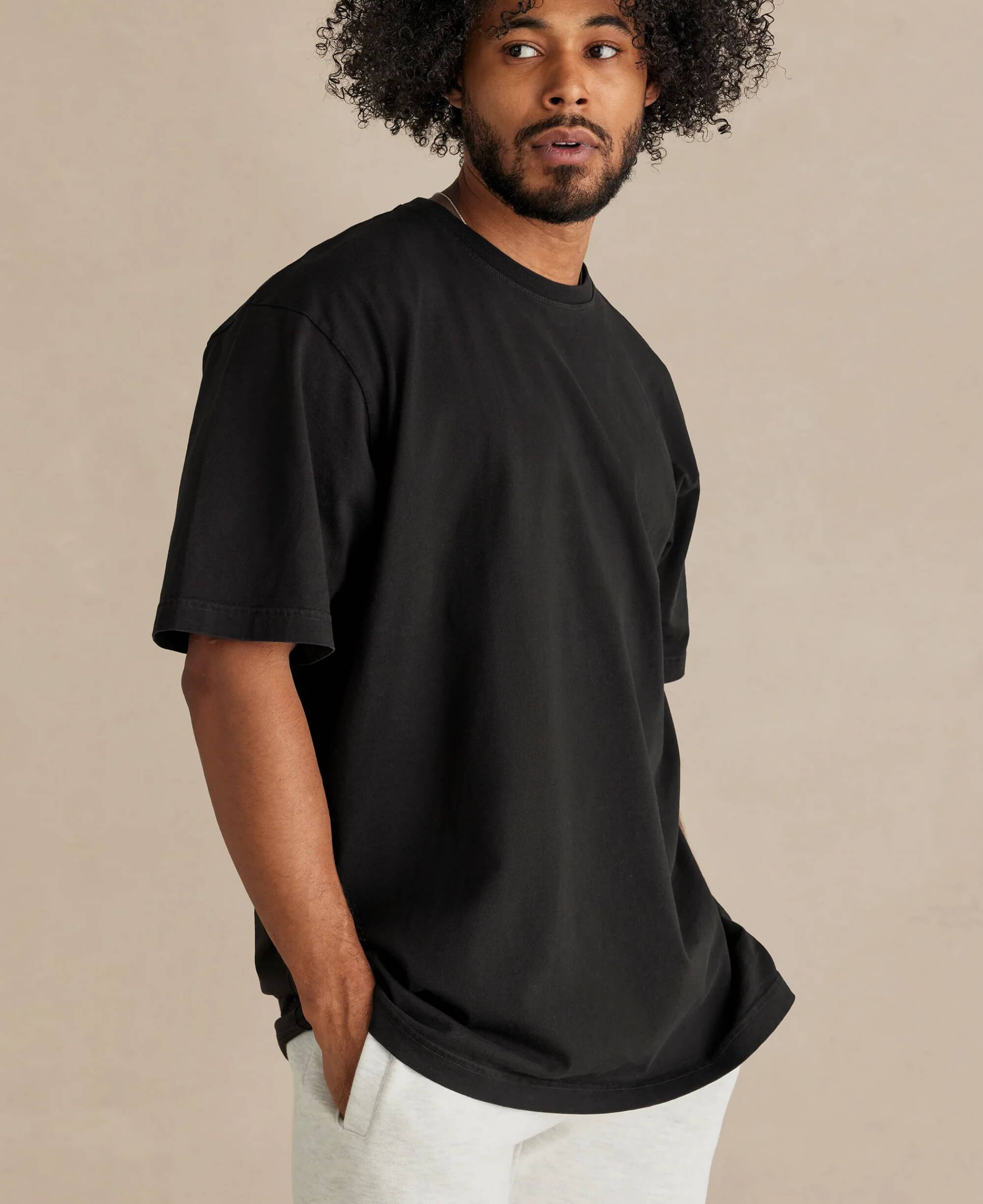 LightHouse Heavyweight Organic Tee - Black