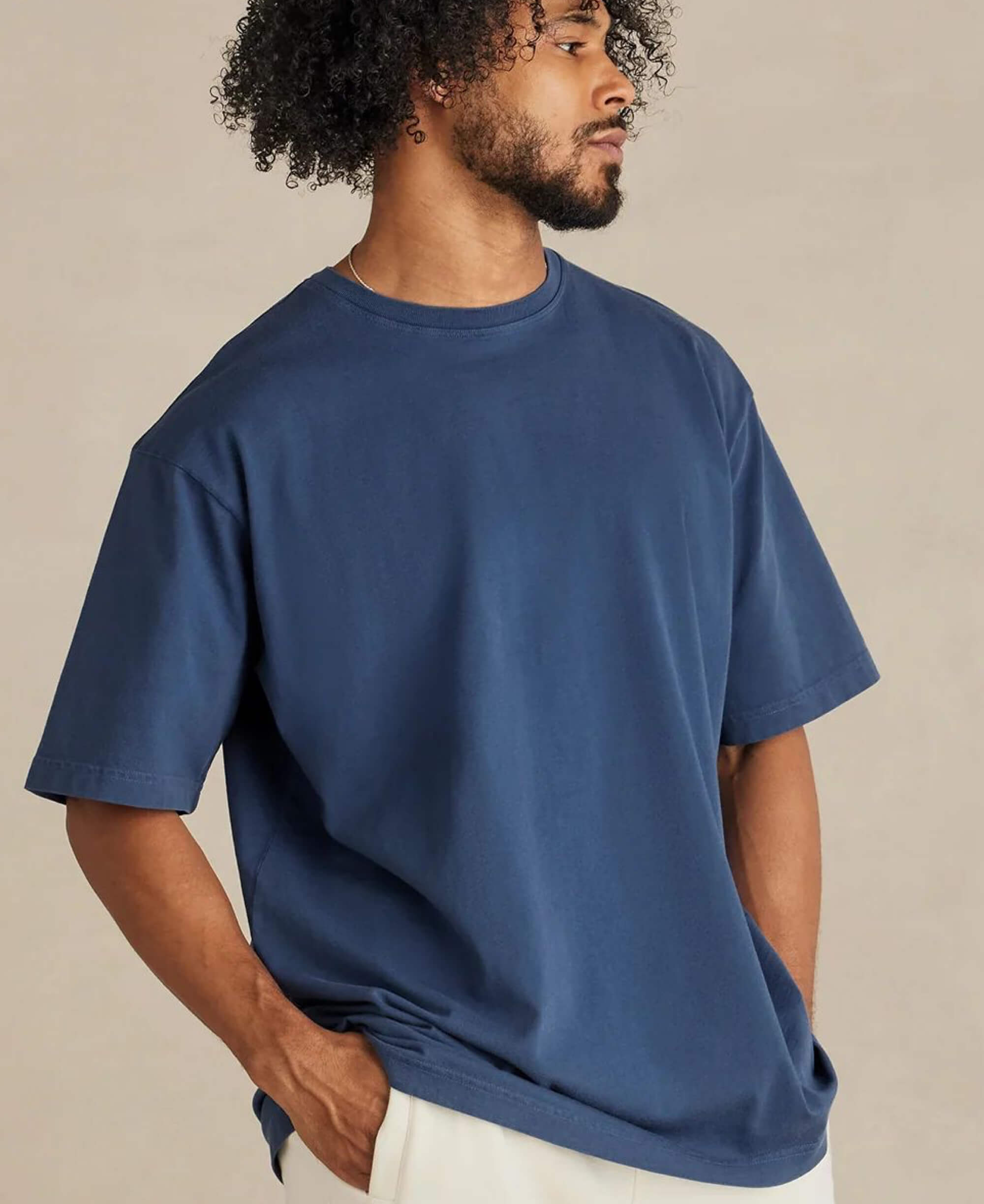 LightHouse Heavyweight Organic Tee - Aegean