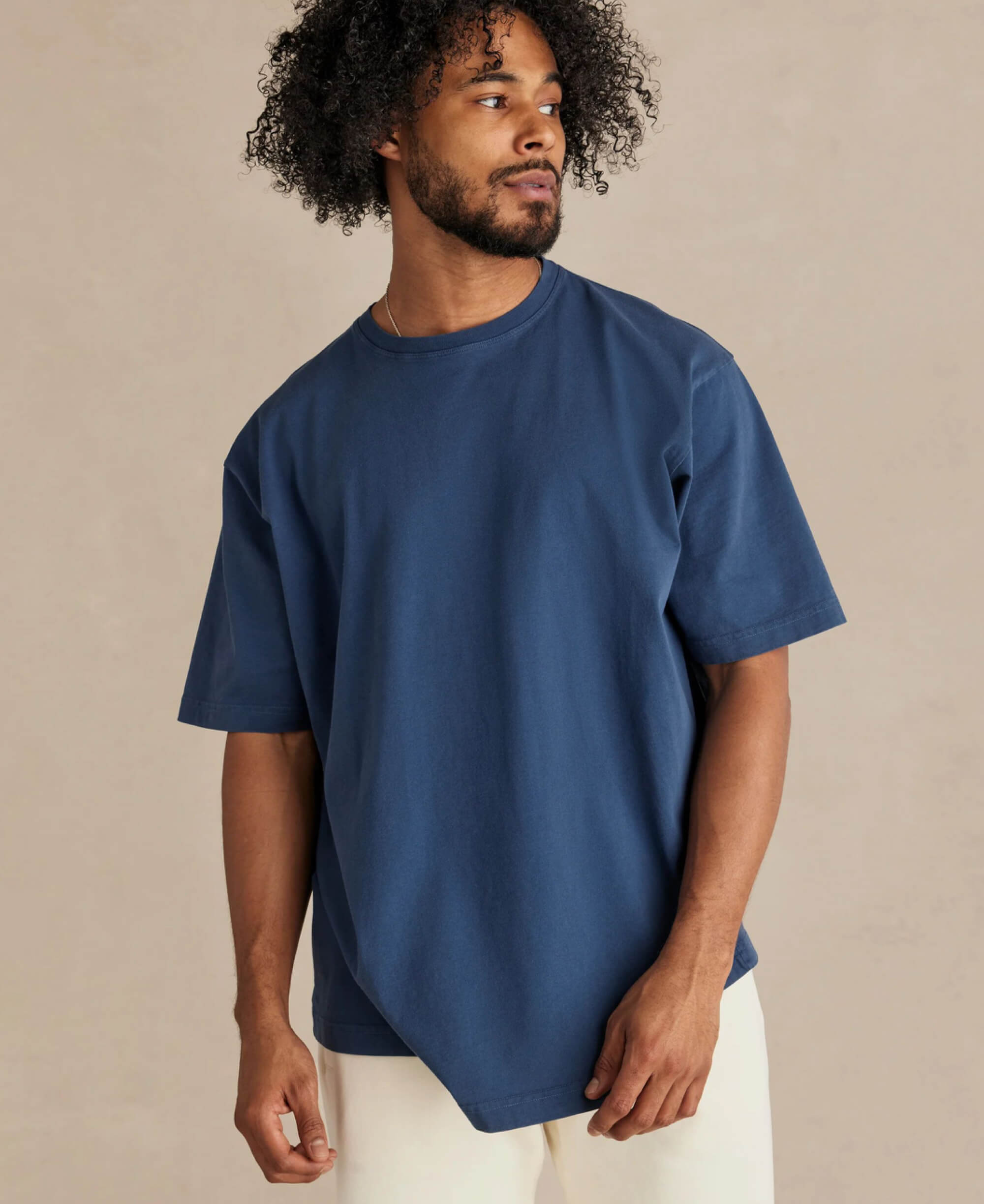 LightHouse Heavyweight Organic Tee - Aegean