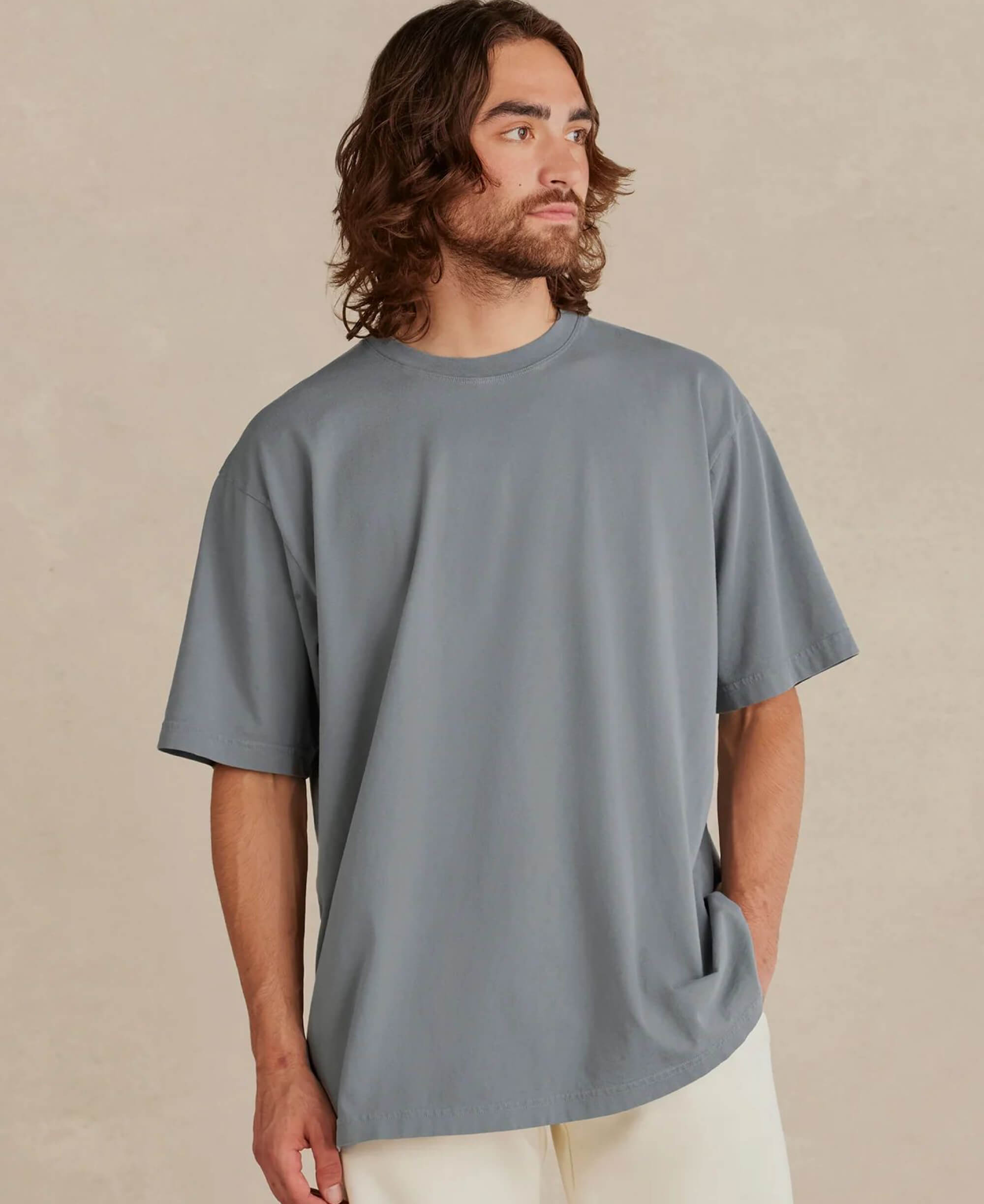 LightHouse Heavyweight Organic Tee - Storm