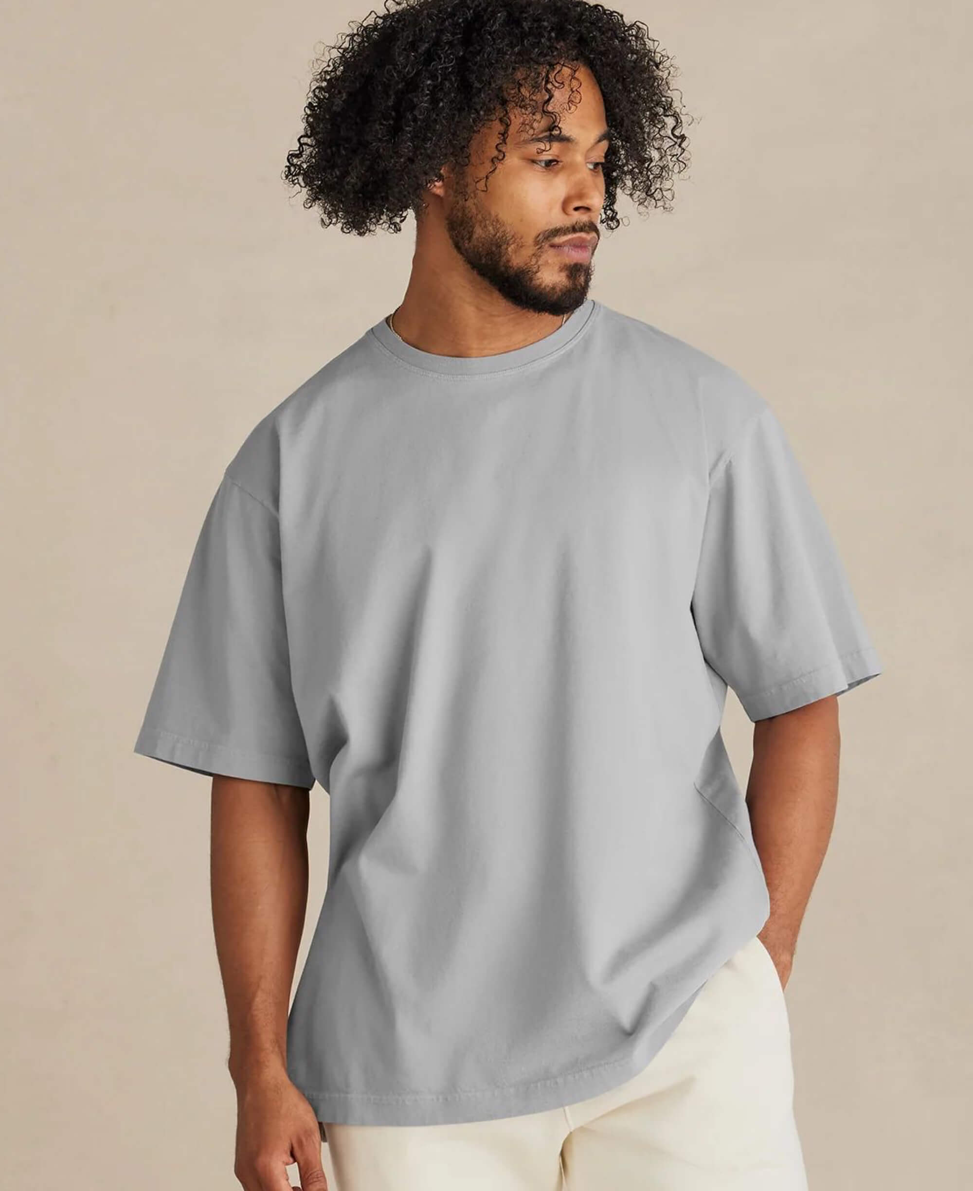 LightHouse Heavyweight Organic Tee - Nickel