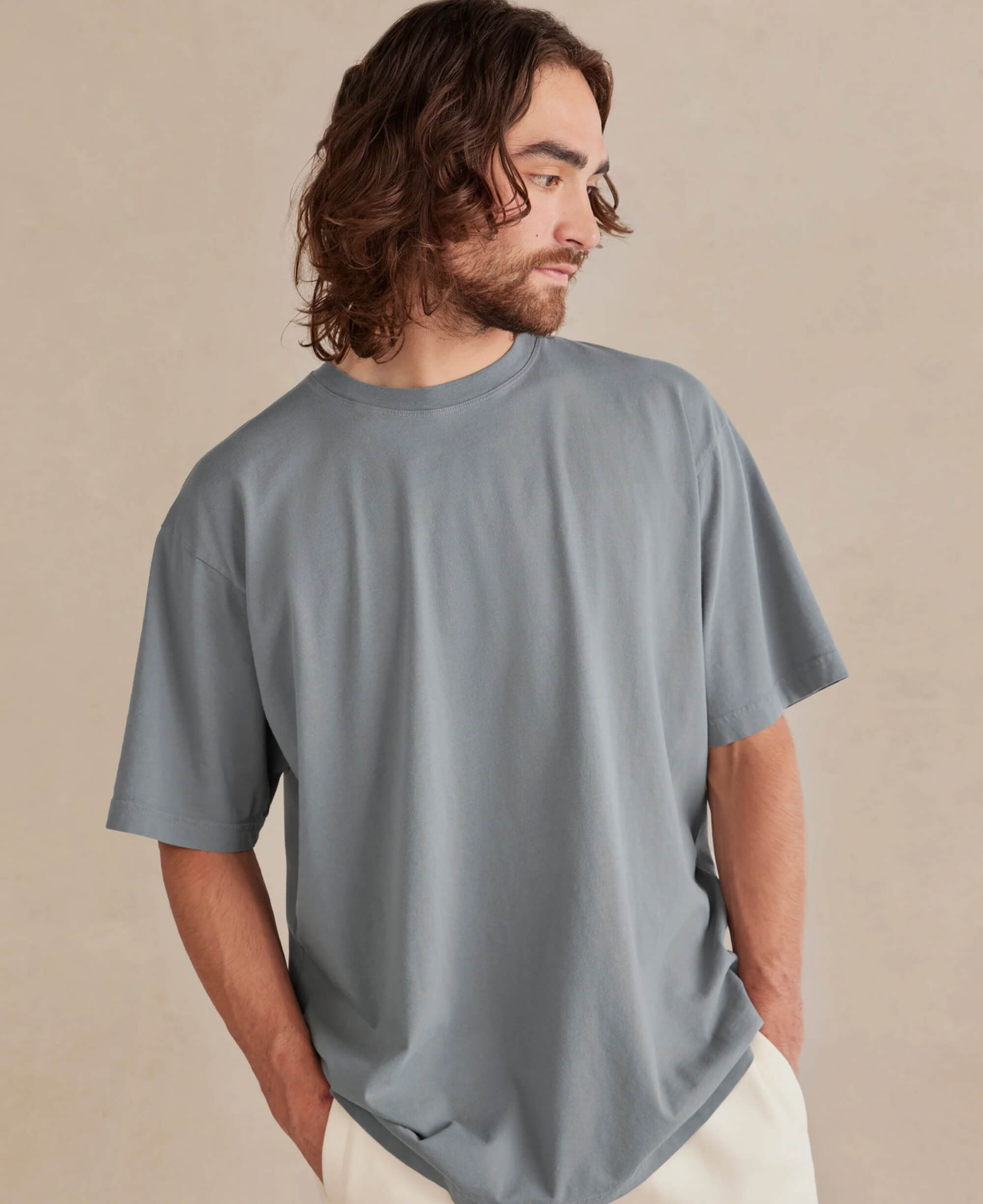 LightHouse Heavyweight Organic Tee - Storm