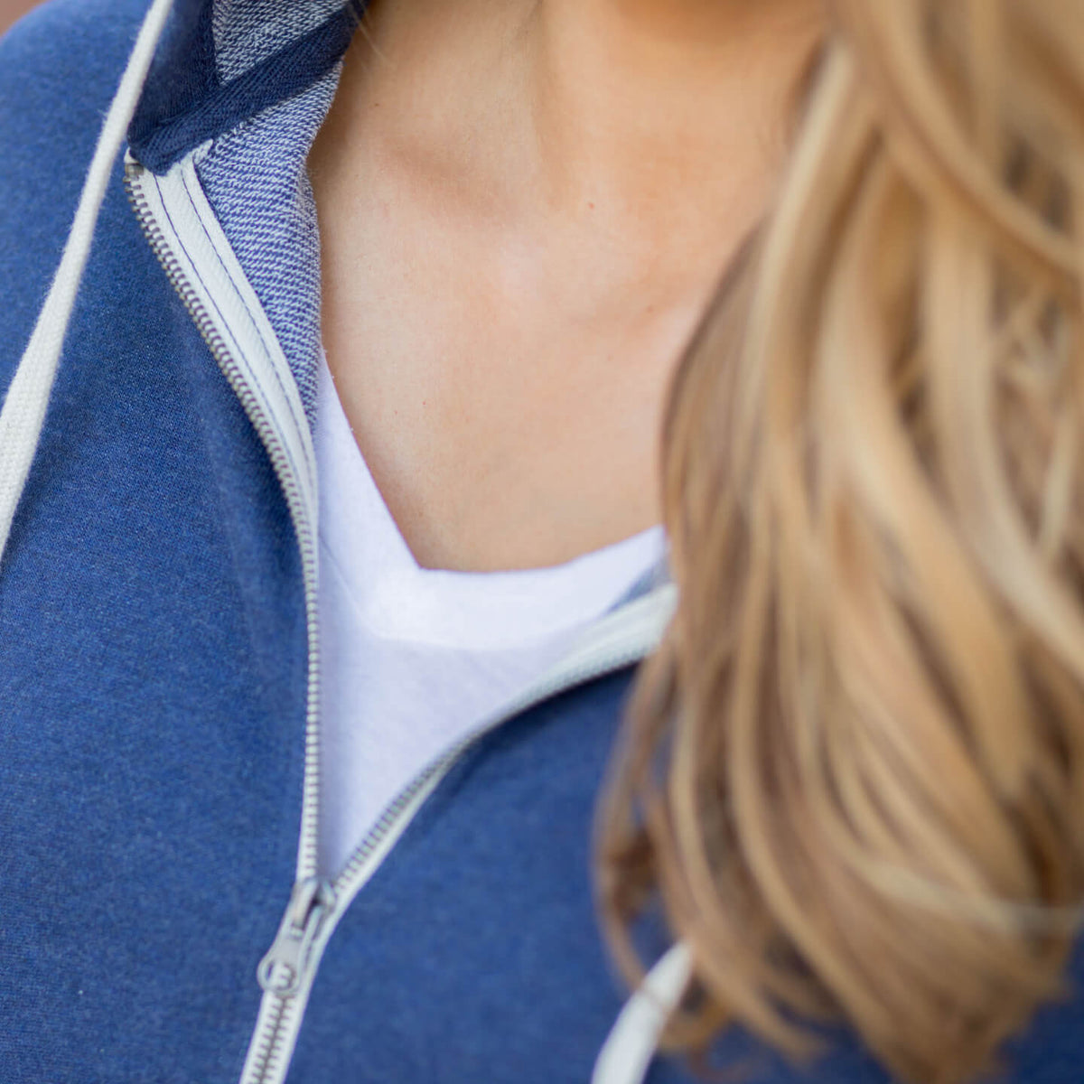 Essential French Terry Hooded Zip 