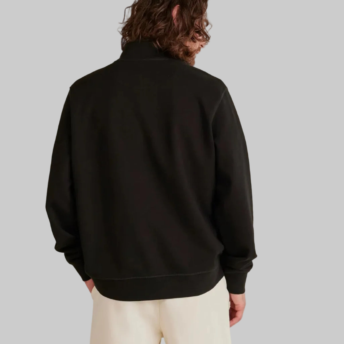 Form Organic Quarter Zip #black img_3