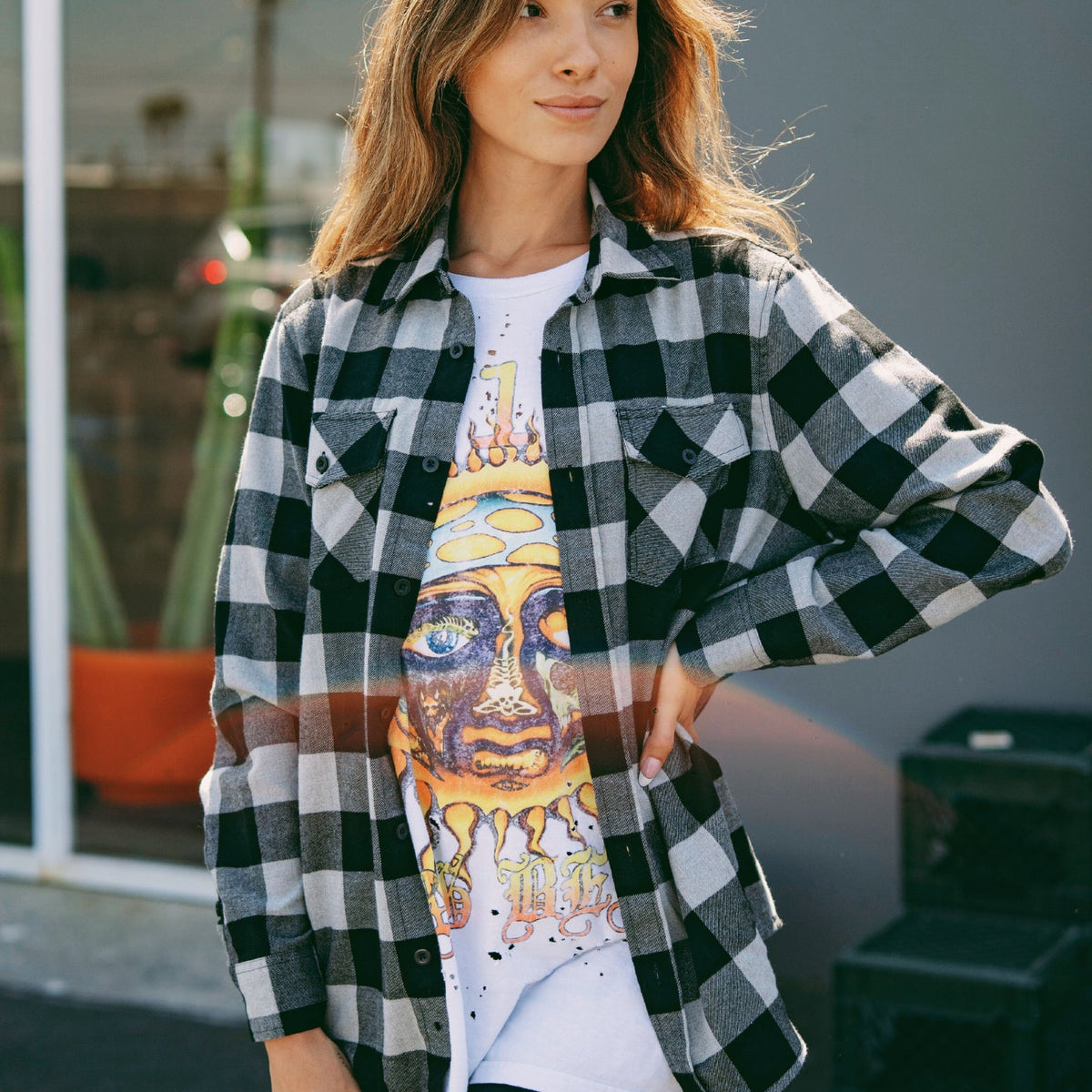 Ridgeline Flannel #GreyHeatherBlack img_2