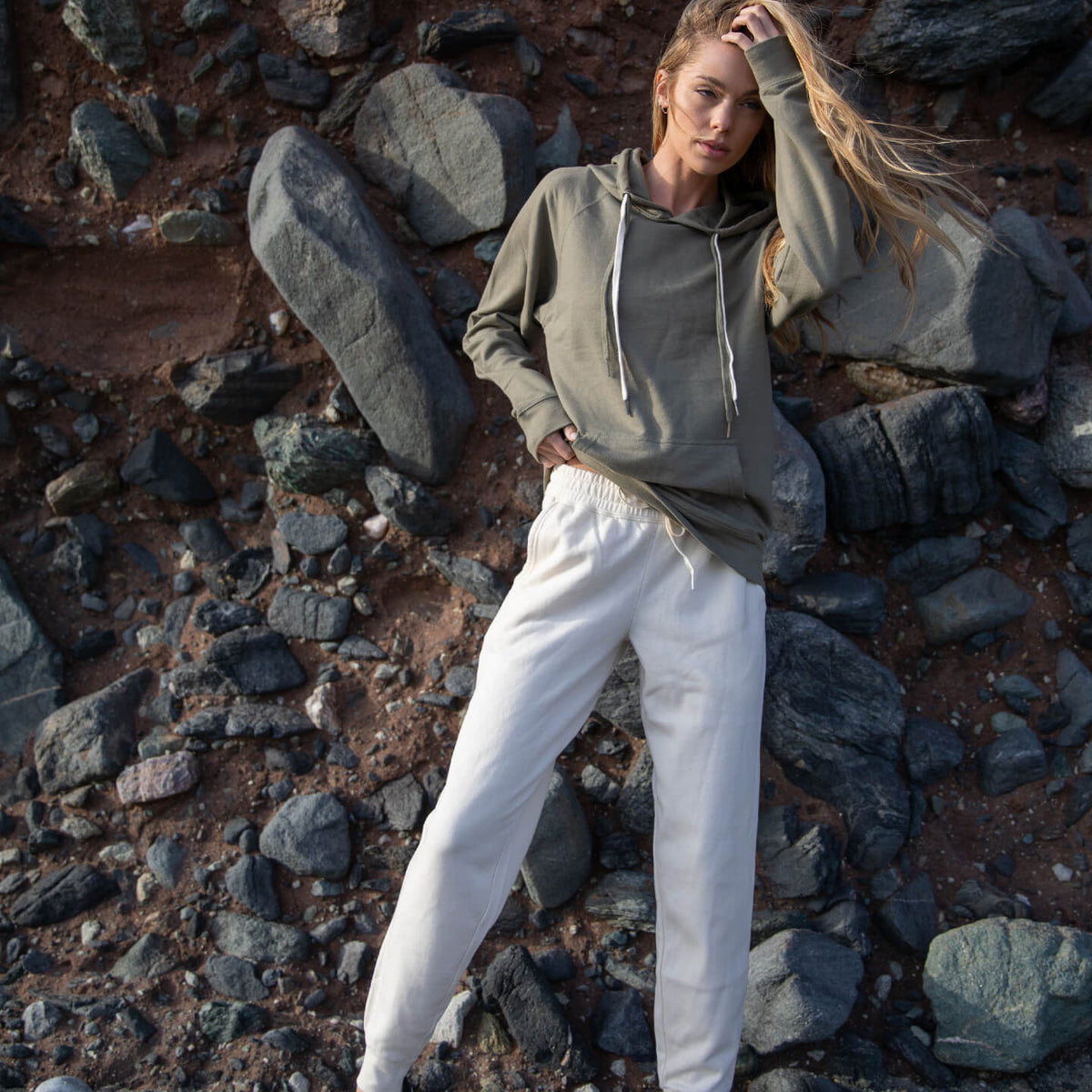 Coastal Fleece Pant #Bone img_1