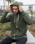 Essential French Terry Hooded zip