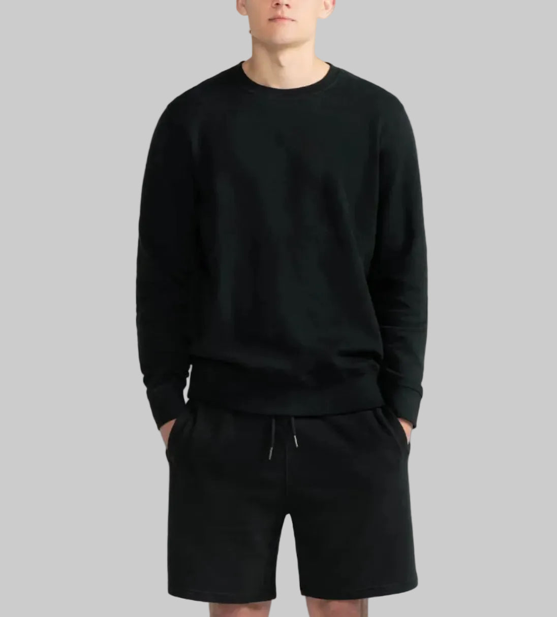 Form Organic French Terry Crew #black img_1