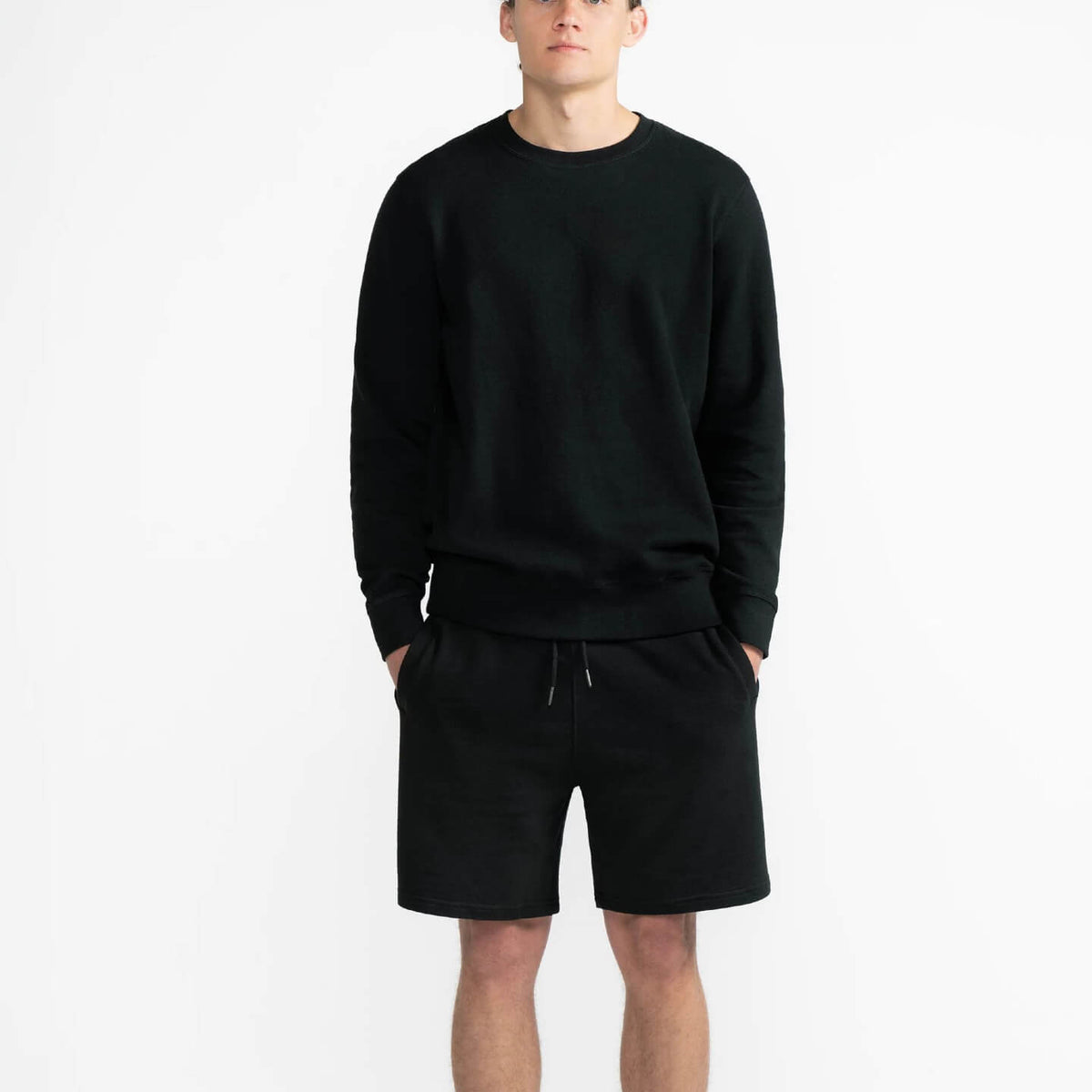 Form Organic French Terry Crew #black img_1