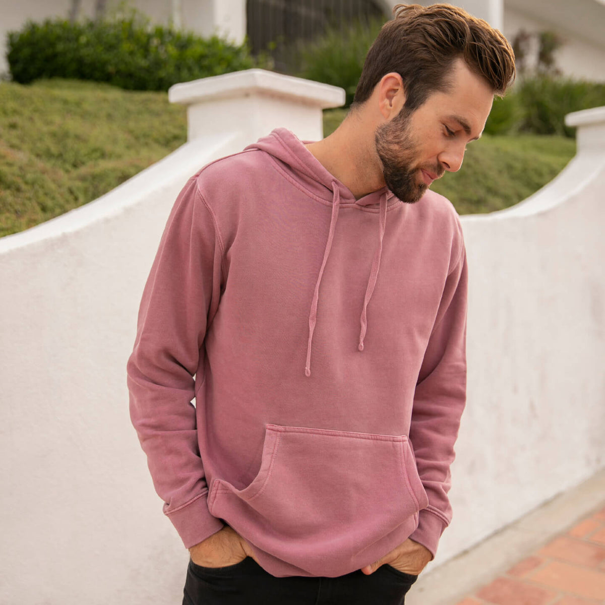 Eternal Fabric Hoodie - Pigment Maroon #PigmentMaroon img_5