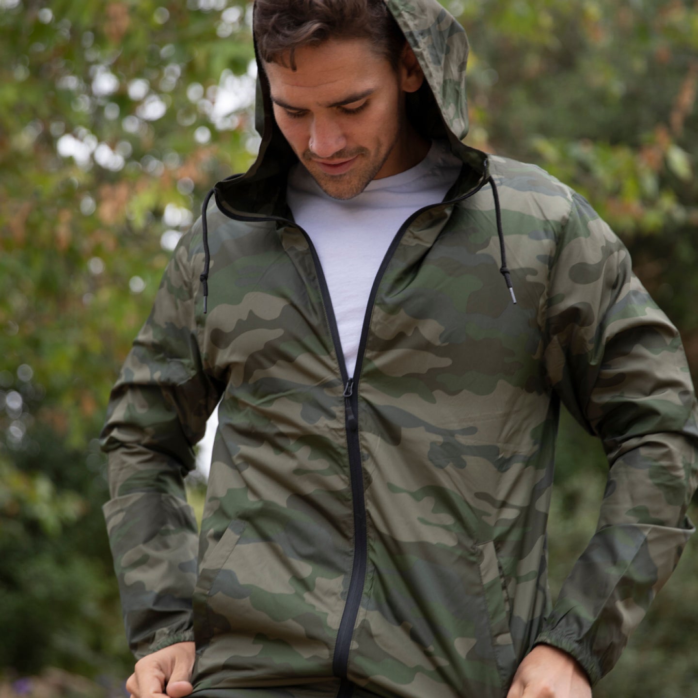 Pacifica Windbreaker - Forest Camo | LLRULE
